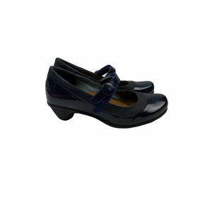 Naot blue leather mary janes size 37